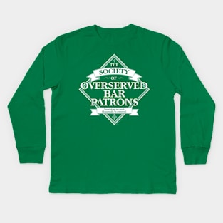 Society of Overserved Bar Patrons Kids Long Sleeve T-Shirt